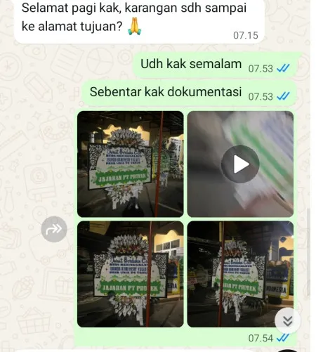 Pengiriman Papan Bunga Selamat Serang