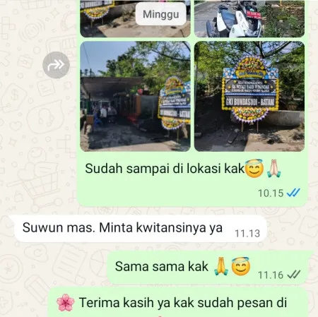 Pengiriman Papan Bunga Duka Serang