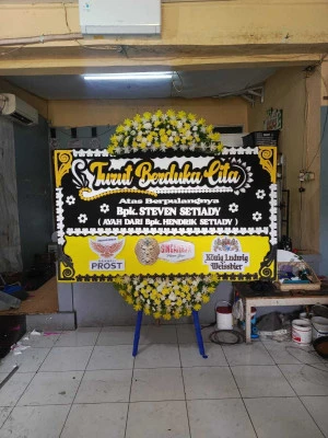 Papan Bunga di Serang
