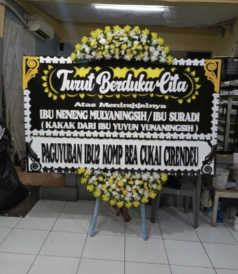 Papan Bunga di Serang